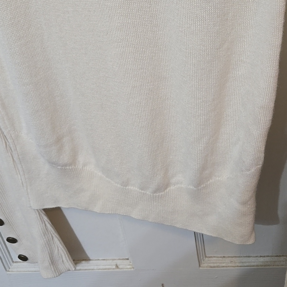 RAMY BROOK NEW YORK NO SIZE TAG CREAM LONG SLEEVE WOMENS WOOL & CASHMERE BLEND - Picture 4 of 8
